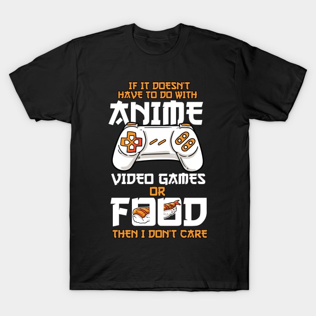 Anime Video Games Food Sushi Gaming Merch Otaku Gift Anime T-Shirt by TheTeeBee